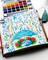Art Philosophy Watercolor Confetti Set - 24 Watercolor Pans + Waterbrush + Sponge + Mixing Tray Inside Tin Case 655350642440